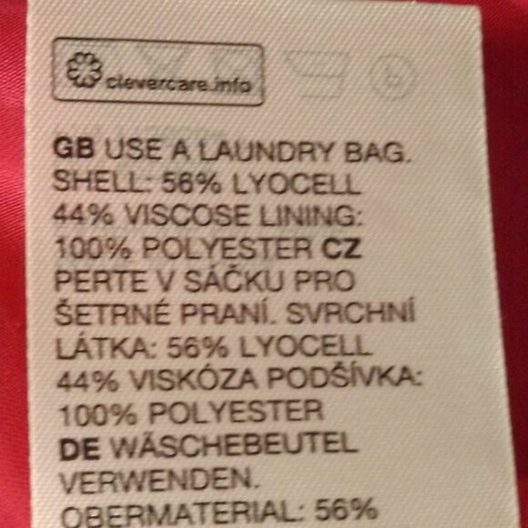 & OTHER STORIES Dress, M, HOT PINK, Midi, Slip, Ladder Cutouts, Long sleeves - Picture 12 of 13